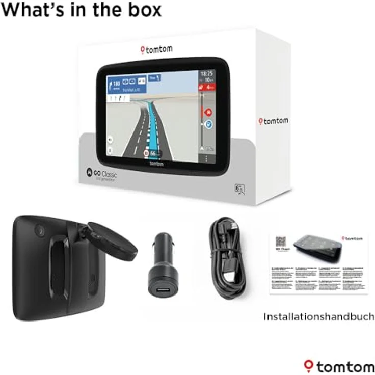 TomTom GO Classic 15,2 cm (6 Zoll) Navigationsgerät, 32 GB, mit 27 Ländern Kartenmaterial und Stauwarnfunktion – Bild 9