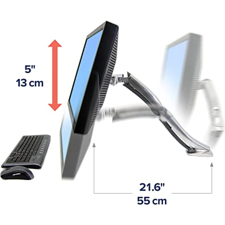 Ergotron MX LCD Arm für Tischmontage (45-214-026) – Bild 3