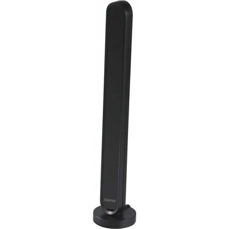 Hama Hama Zimmerantenne aktiv für DAB+ und UKW, Innenantenne mit eingebautem Verstärker, Schwarz