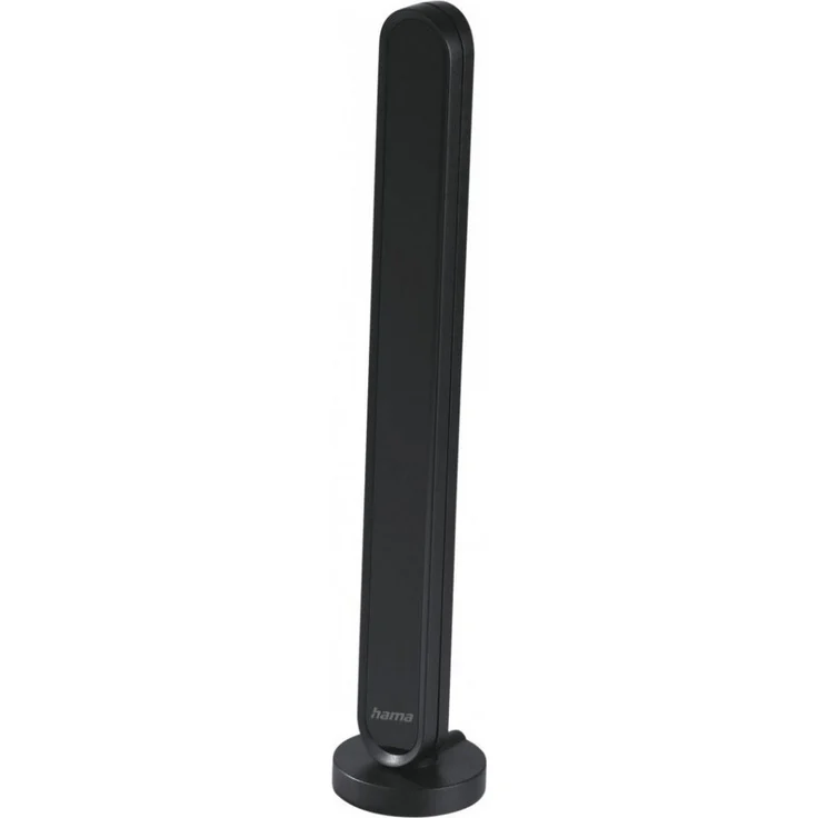 Hama Hama Zimmerantenne aktiv für DAB+ und UKW, Innenantenne mit eingebautem Verstärker, Schwarz
