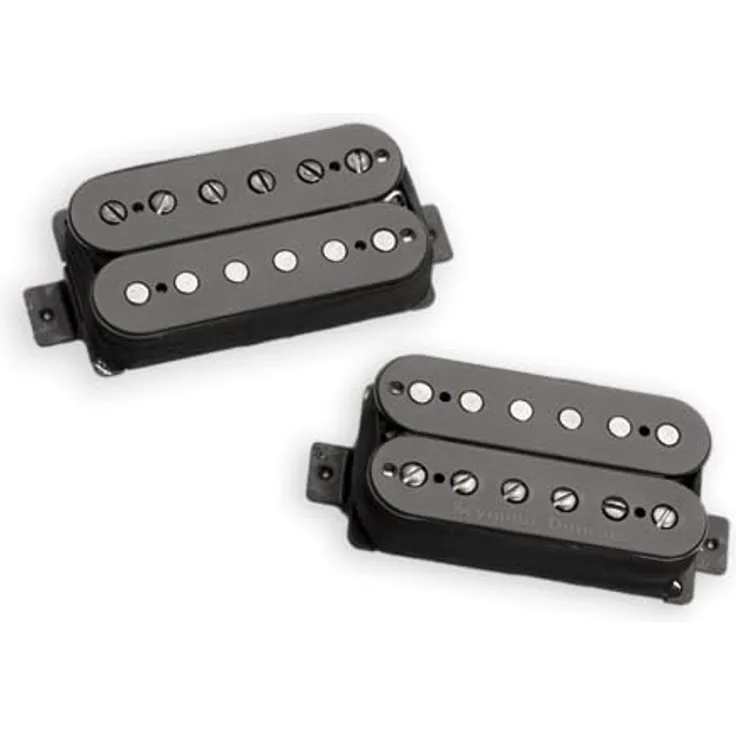 Seymour Duncan Nazgul/Sentient 6 Set BK, Gitarren Humbucker Set mit Medium Output Hals- und High-Output Stegtonabnehmer, schwarz