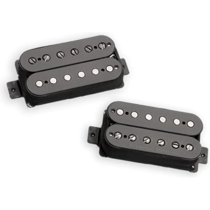 Seymour Duncan Nazgul/Sentient 6 Set BK, Gitarren Humbucker Set mit Medium Output Hals- und High-Output Stegtonabnehmer, schwarz – Bild 1