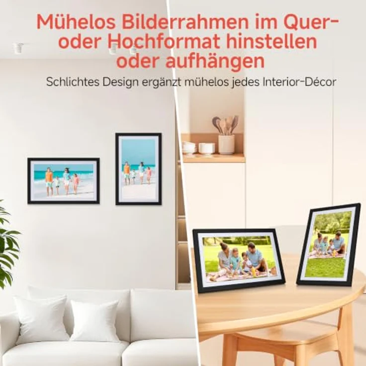 Rollei Frameo Digitaler Bilderrahmen 21,5 Zoll, WLAN, 32 GB, IPS-Display mit Kalenderfunktion und flexibler Übertragung – Bild 5