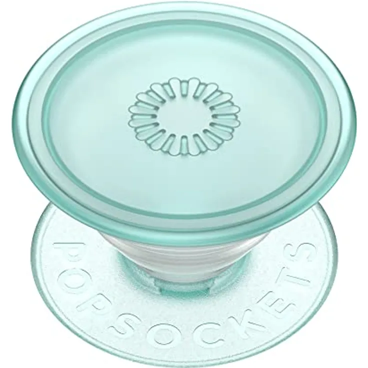 PopSockets: PopGrip Plant - Ausziehbarer Sockel und Griff aus Pflanzlichen Materialien mit Austauschbarem Oberteil für Smartphones und Tablets - Light Jade