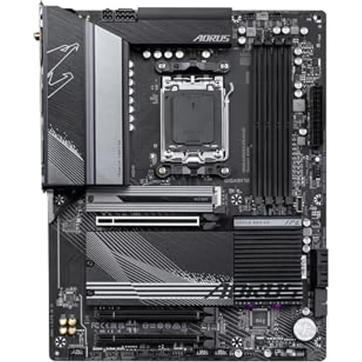 GIGABYTE B650 AORUS ELITE AX V2 Mainboard – für AMD Ryzen 9000er-Serie, 12+2+2 Phasen VRM, bis zu 8000 MHz DDR5 (OC), 1xPCIe 5.0, 2xPCIe 4.0 M.2, 2,5 GbE LAN, WIFI 6E, USB 3.2 Gen 2, Schwarz – Bild 3