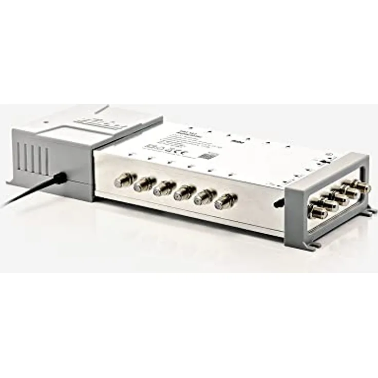 Fuba FMT 512 Multischalter 5/12 - SAT Multischalter 12 Teilnehmer/Receiver/TV mit Energiesparnetzteil - Multiswitch Quattro- und Quad-LNB tauglich (digital, HDTV, UHD 4K/8K tauglich)