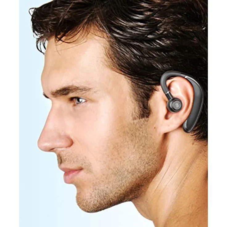 Cellularline | Bold | Mono-Bluetooth-Headset mit langlebigem Akku – 40 Minuten Ladezeit für 23 Stunden Autonomie - integrierte Mikrofon mit Multifunktionstaste, Schwarz – Bild 4
