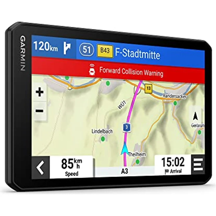 Garmin DriveCam 76, Navigationsgerät mit integrierter Dashcam, 6,95'' HD-Display, Kollisionswarner, Spurhalteassistent, 3D-EU-Karten, Verkehrsinfos in Echtzeit, Schwarz, 010-02729-15 – Bild 2
