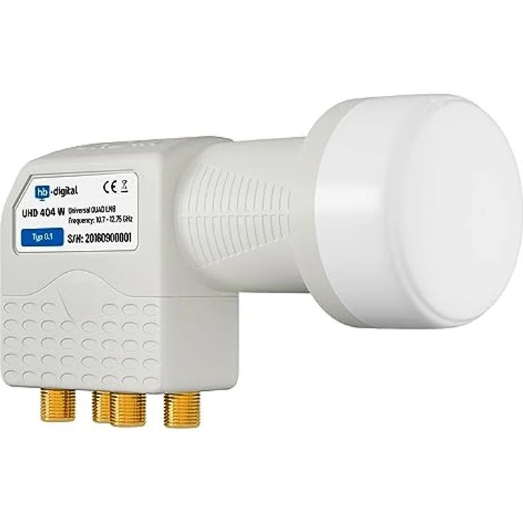 HB-DIGITAL UHD 404 W Quad LNB ''WEISS'' – Bild 8