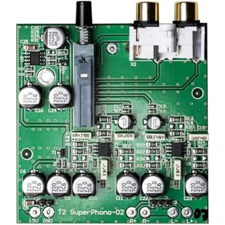 Pro-Ject T2 Super Phono, Audiophiler Plattenspieler mit MM-Phono-Preamp, Glasteller, Sumiko Rainier (Walnuss) – Bild 5