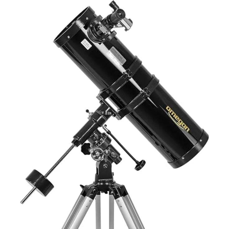 Omegon N 150/750 EQ-3, astronomisches Teleskop für Einsteiger in die Deep-Sky Beobachtung mit 150mm Öffnung, leicht bedienbar, umfangreiches Zubehör – Bild 2