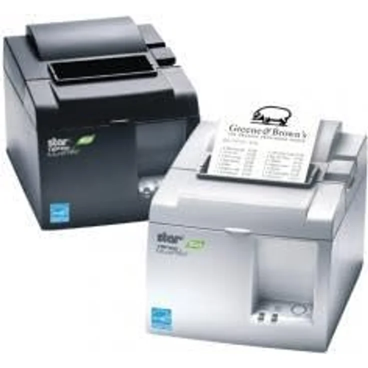 Star Micronics TSP143IIIBI2-230, POS-Drucker mit 250 mm/Sek. Druckgeschwindigkeit, Bluetooth, Cutter, grau – Bild 2