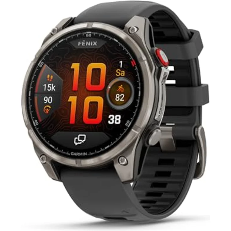 Garmin Fenix 8 Pro (47 mm, 4G), Multisport-Smartwatch mit inReach-Technologie und SOS-Notruf-Funktion – Bild 1