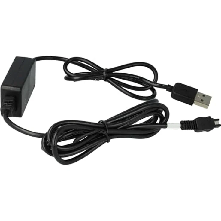 vhbw USB-Ladekabel für Sony DCR SR30, 170 cm lang, schwarz, zum gleichzeitigen Laden und Filmen – Bild 4