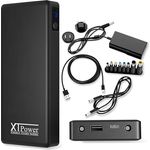 XTPower® PowerBank XT-40000DC-PA, 40000mAh Hochkapazitäts-Powerbank mit LED-Anzeige, 80W DC, USB QC3-Anschluss, Schnellladung, gleichzeitiges Laden & Entladen, kompakt und leicht