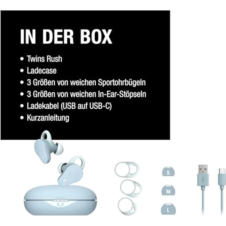 Fresh 'n Rebel Bluetooth®-Ohrhörer "Twins Rush mit Hybrid ANC", TWS Sport, Dusky (00226440) In-Ear Kopfhörer – Bild 9