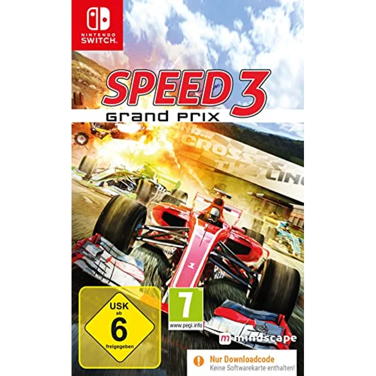 Markt + Technik Speed 3: Grand Prix - Arcade Rennen Simulation Spiel für Nintendo Switch, 1-2 Spieler, Download Code in der Box – Bild 1