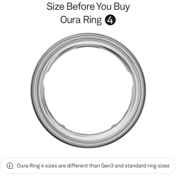 OURA Ring 4, Smart Fitness-Tracker in Brushed Silver, Größe 15, mit Smart Sensing-Technologie und bis zu 8 Tagen Akkulaufzeit – Bild 2