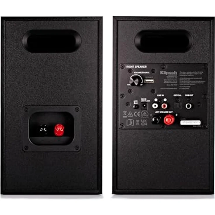 Klipsch KD 400 Black, Kabellose HiFi-Regal-Lautsprecher mit DHORM TWEETER Technologie und kraftvollem Sound – Bild 5