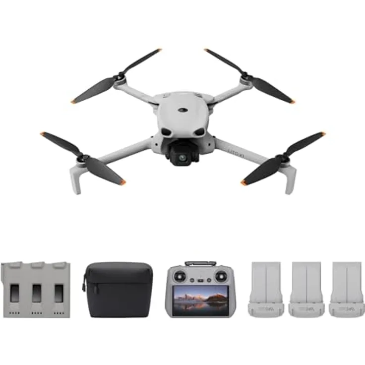 DJI Lito X1 Fly More Combo, 4K Kameradrohne mit DJI RC 2, 1/1,3-Zoll-Sensor, Hinderniserkennung, ActiveTrack, 15 km Videoübertragung, 3 Akkus, C0-zertifiziert