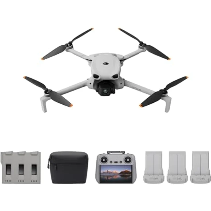 DJI Lito X1 Fly More Combo, 4K Kameradrohne mit DJI RC 2, 1/1,3-Zoll-Sensor, Hinderniserkennung, ActiveTrack, 15 km Videoübertragung, 3 Akkus, C0-zertifiziert – Bild 1