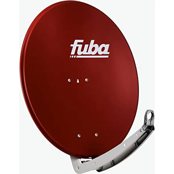 Fuba DAA 780 Satellitenantenne Aluminium, rot, 74x84 cm, HDTV, 3D, 4K, PremiumX DELUXE Twin LNB – Bild 2