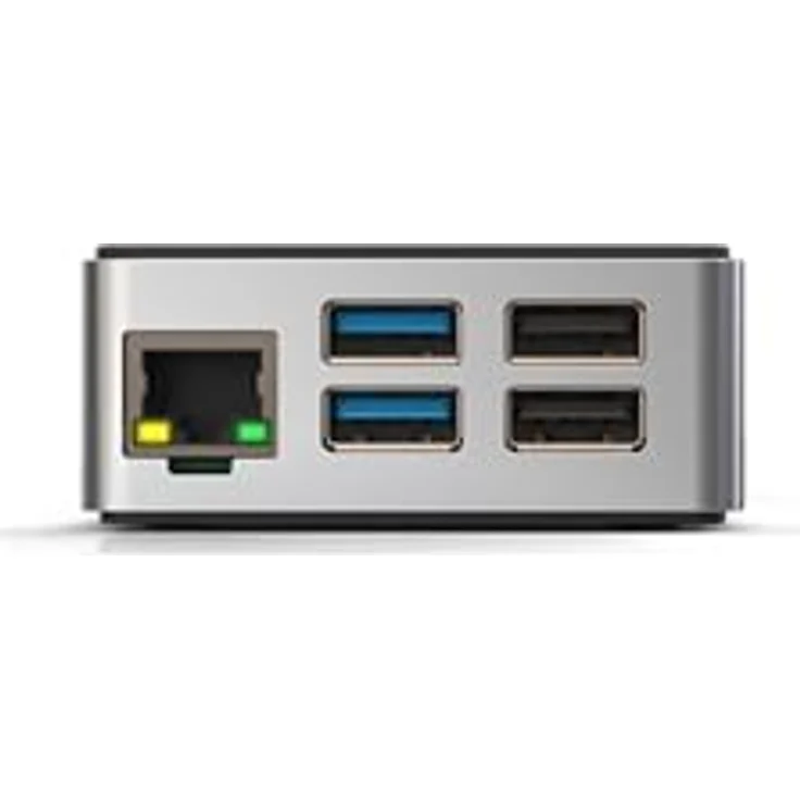 Flirc FLIRC Case - Aluminium Gehäuse für Raspberry Pi 5, Silber/schwarz mit Wärmeleitpad und leichtem Zugang zu GPIO-Anschlüssen – Bild 4