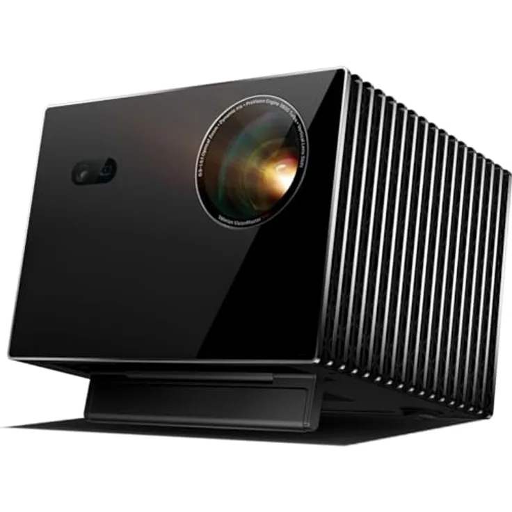 Valerion VisionMaster Max 4K-Laserprojektor, 3500 ISO-Lumen, Anti-RBE, HDR10+, externer optischer Zoom 0,9–2,0:1, 300”, 4 ms, 240 Hz, Dolby Atmos