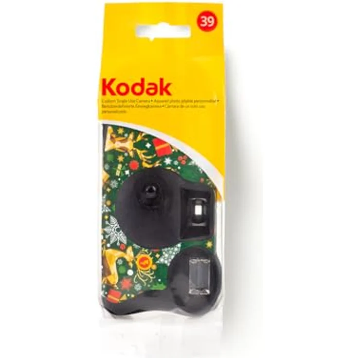 Kodak X-Mas Fun Saver 27+12, Einwegkamera mit 800 ISO und integriertem Blitz im Weihnachtsdesign, Mehrfarbig – Bild 2