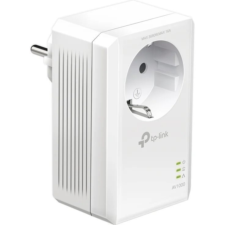 TP-Link TL-PA7XXX, AV1000 Gigabit Powerline-Adapter mit integrierter Steckdose, Plug-and-Play