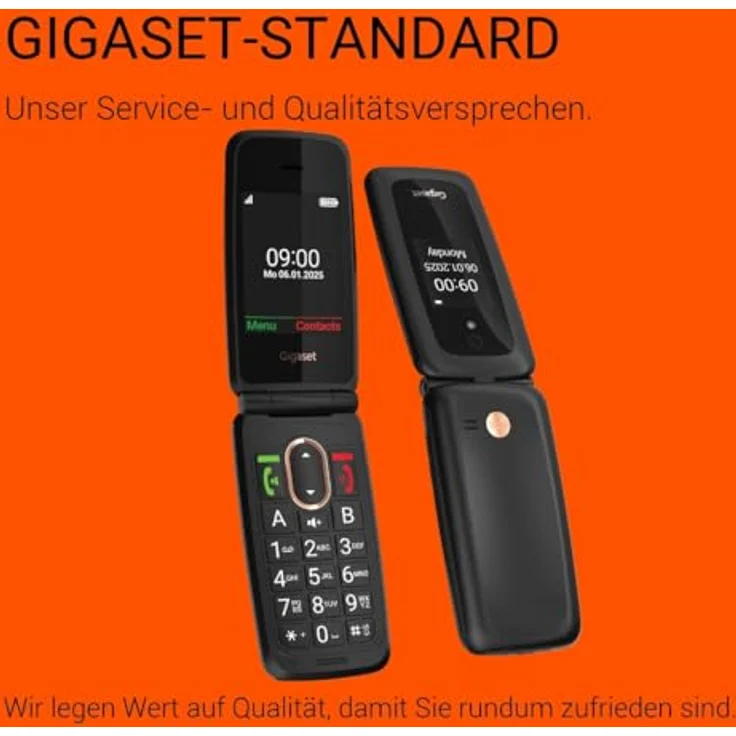 Gigaset GL795 4G Smartphone mit 2 MP Kamera, 7,11 cm (2.8 Zoll), Schwarz – Bild 5