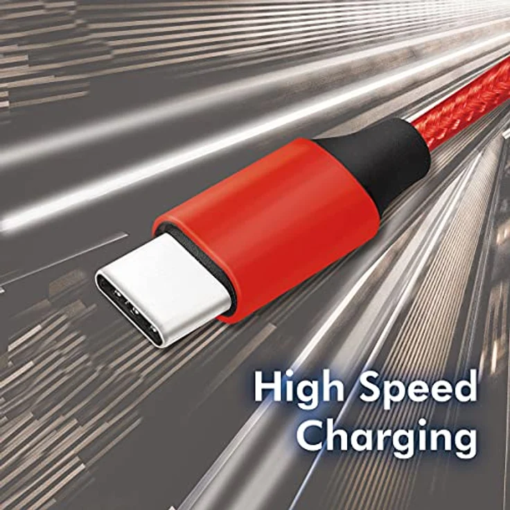 USB 2.0 Anschlusskabel, USB (Typ C) zu USB (Typ C) rot, 0,3m – Bild 7