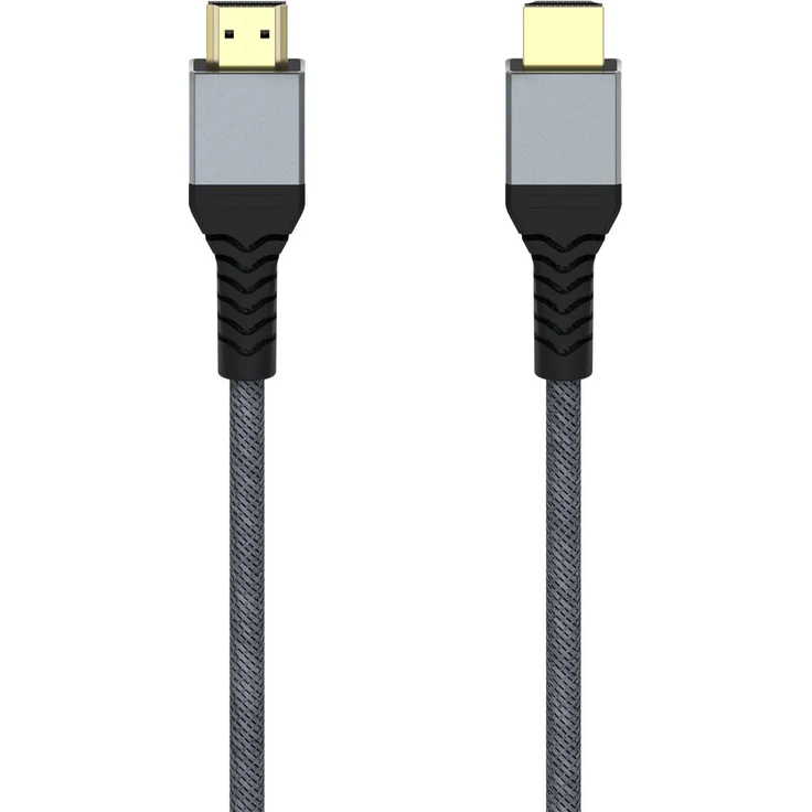 Hama Ultra High Speed HDMI-Kabel 2 m, 48 Gbit/s, Männlich Gerade, 8K, Schwarz/Grau, Versandkostenfrei