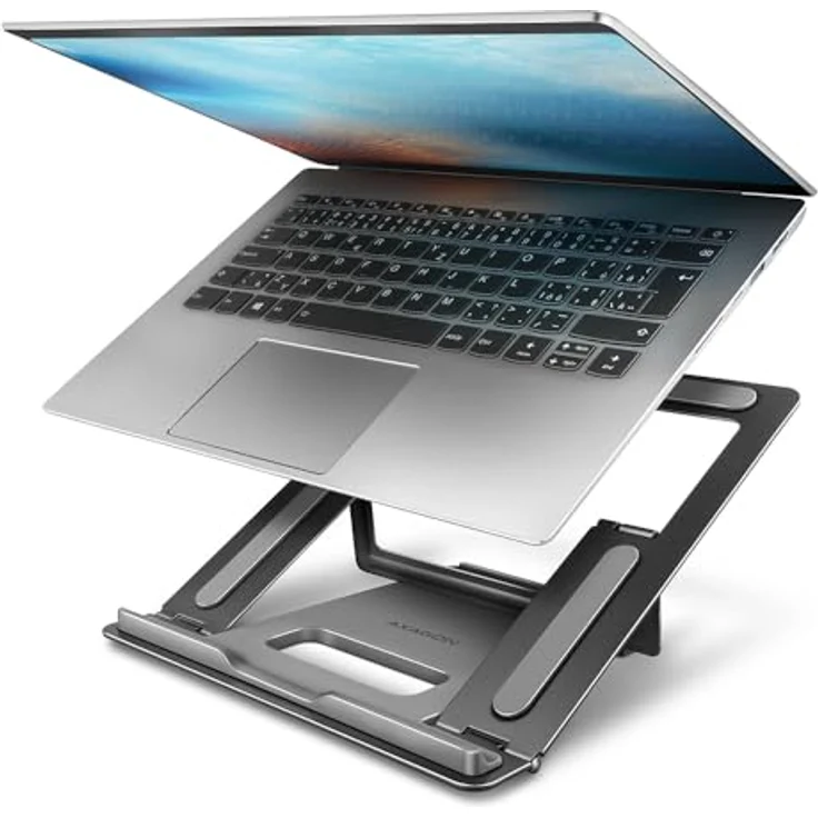 AXAGON STND-L ALU Ständer für 10 bis 16 Zoll Laptops, faltbarer Notebook-Ständer aus Aluminium, verstellbare Positionen – Bild 2