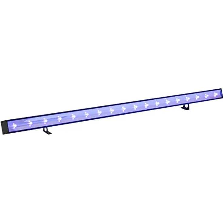 EUROLITE LED BAR-18 UV 18x3W | UV-LED-Lichtleiste mit 18 x 3-W-LED für beeindruckende Schwarzlicht-Effekte