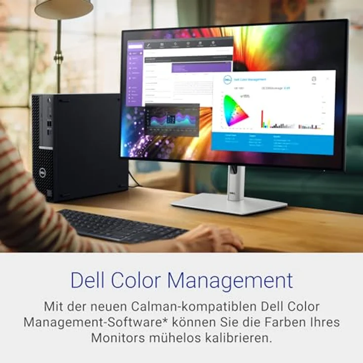Dell U2724D UltraSharp 27 Zoll QHD Monitor, 120Hz, IPS Black, 5ms, 98% DCI-P3, USB-C, DisplayPort, HDMI, 3 Jahre Garantie, Silber – Bild 4