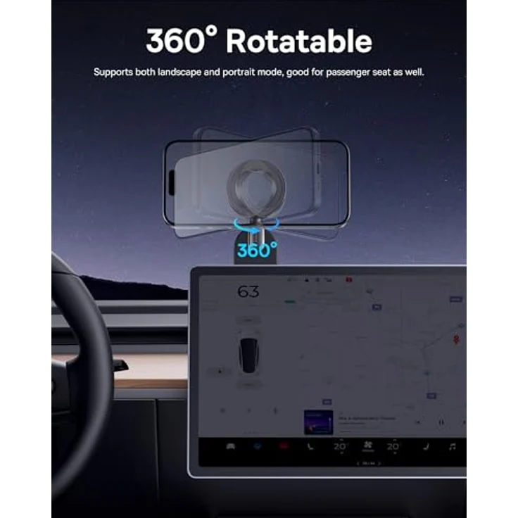 Baseus PrimeTrip Series C02, Magnetische Telefon Halterung für Smartphones, schwarz – Bild 5