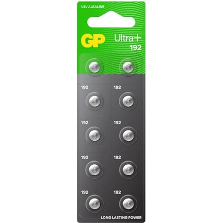 GP Batterien Alkaline Knopfzellen LR41 10 Stück (392, 192, GP192A, LR736, AG3) 1,5V (1,5 Volt Spannung) – Bild 2