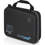 Wicked Chili M Schutztasche kompatibel mit DJI OSMO Action-Cam Koffer Case Bag Tragetasche für DJI Kamera, Unterwassergehäuse und Zubehör (Tragegriff + Fach mit Reißverschluss)