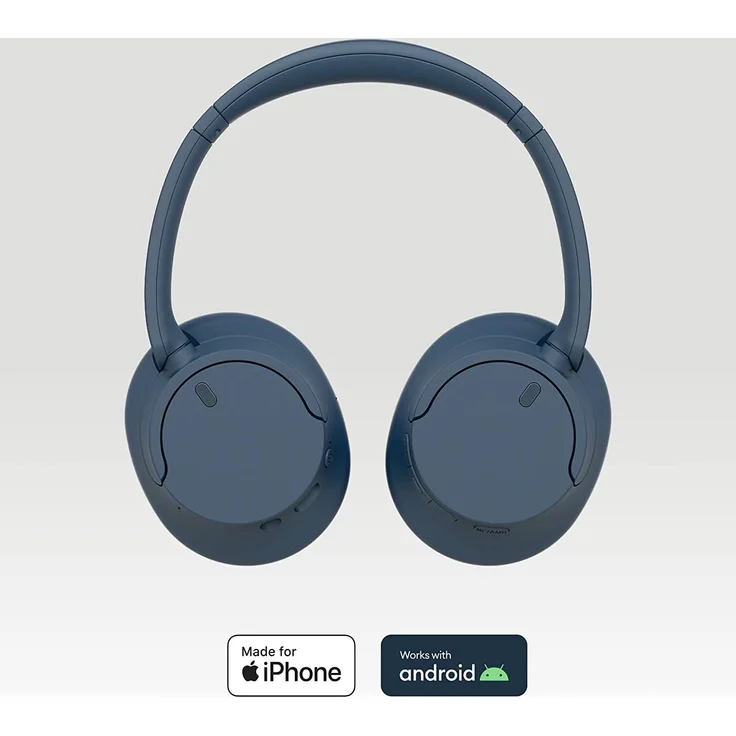 Sony WH-CH720N Over-Ear-Kopfhörer, Bluetooth, Mikrofon, Noise Cancelling, blau – Bild 2