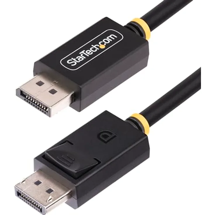 StarTech.com 2m DisplayPort 2.1 Kabel, VESA zertifiziert DP40, 8K 60Hz mit DSC 1.2a, schwarz
