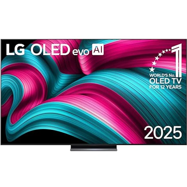 LG OLED EVO 83C54LA, 83 Zoll 4K Smart TV mit a9 Gen8 AI Prozessor, 120Hz, WebOS 25, Dark Titan Silver – Bild 1