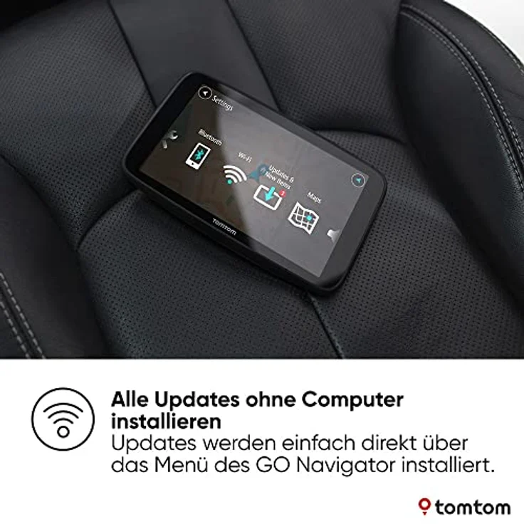 TomTom GO Navigator, 6 Zoll Navigationsgerät mit TomTom Traffic, weltweiten Karten-Updates und Wi-Fi, Bluetooth Freisprechfunktion – Bild 5