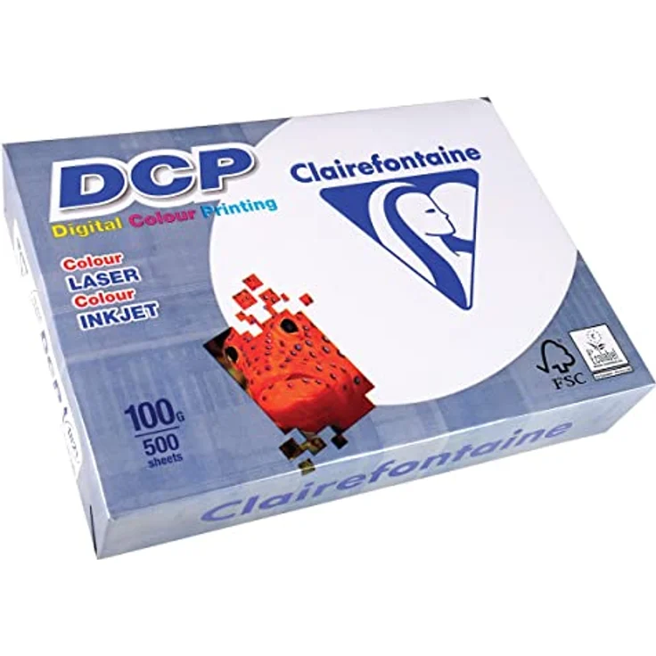 Clairefontaine 1821 DCP Druckerpapier ( 500 Blatt in DIN A4 mit 100 Gramm-Premium Kopierpapier für farbintensiven Bilderdruck) weiß – Bild 2