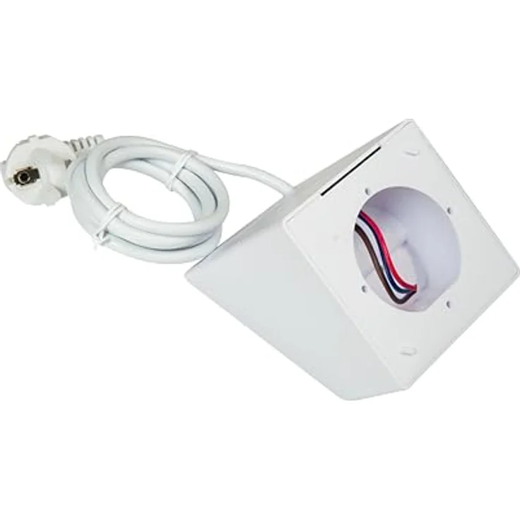 Shelly Wall Display Stand White, eleganter Smart Home Hub für flexible Platzierung mit USB-Ladeoption, Weiss – Bild 3