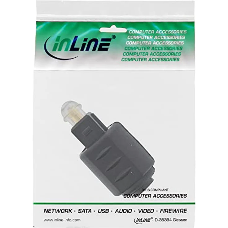 InLine OPTO Audio Kupplung, 3,5mm Buchse / Toslink Stecker – Bild 3