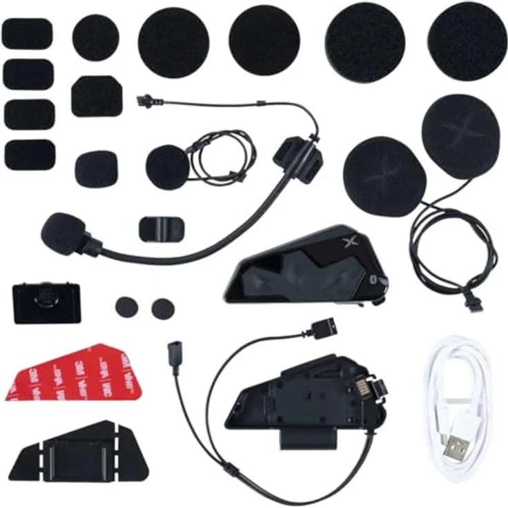 Scorpion EXO-COM Link-1C Kommunikationssystem, Bluetooth-Lautsprecher mit 40mm HD Lautsprechern, Geräuschunterdrückung und 14 Stunden Sprechzeit – Bild 4