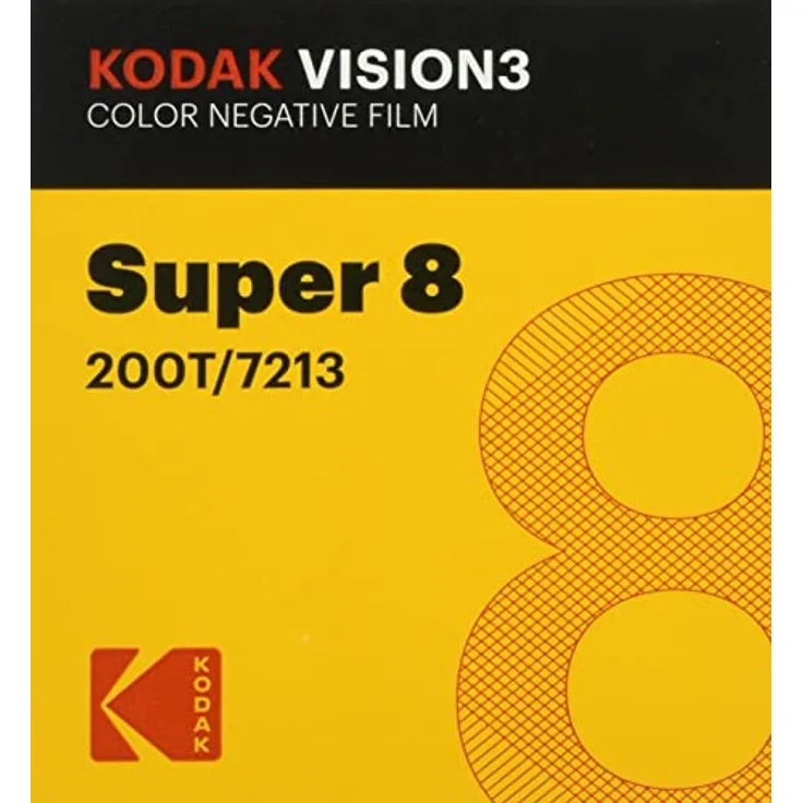 Kodak Vision3 200T 7213, 8 mm x 15 m Perf. 1R Schmalfilm
