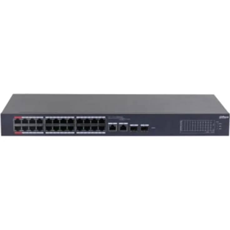 Dahua Switch Cloud DH-CS4226-24ET-240 24-Port POE 240W, Original-Markenprodukt