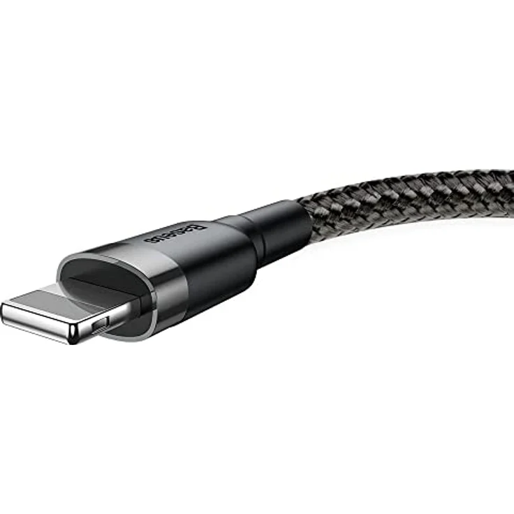 Baseus Cafule USB Lightning Kabel, 3m, 2A, schwarz-grau, schnelles Laden & Datenübertragung bis 480 Mbps – Bild 7